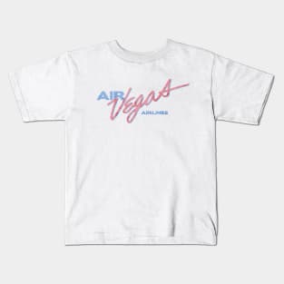 Vintage 80's Air Vegas washed out worn look Kids T-Shirt